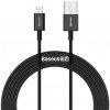 Baseus CALYS-A01 Superior Fast Charging Dátový Kábel USB to Lightning 2.4A 1m Black