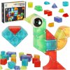KIK 3D stavebné magnetické tehličky LED svietiace 32 ks