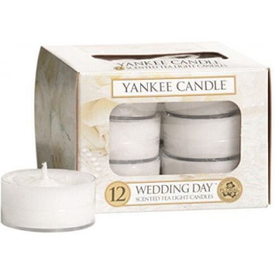 Yankee Candle Aromatické čajové sviečky Wedding Day 12 x 9,8 g