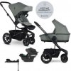 EASYWALKER Kočík kombinovaný Harvey⁵ 2v1 Agave Green LITE AIR + CYBEX Aton B2 i-Size + základňa