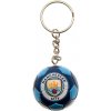 MANCHESTER CITY FC Prívesok na kľúče Manchester City FC, futbalová lopta, 35 mm