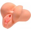 Realistický masturbátor PDX Pick Your Pleasure Stroker 2in1 prírodný