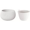 Květináč SPLOFY BOWL s vkladem 29 cm - barva: bílá