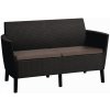 Allibert Salema 2 seater sofa hnedá