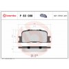 BREMBO Súprava brzdových doštičiek P 83 088