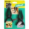 WOLFCRAFT zvierka pružinová micro Tip 60, 2ks s tenkými ramenami 3431000