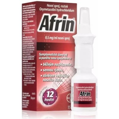 Afrin 0,5 mg/ml nosový sprej aer.nao.1 x 15 ml