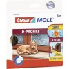 Tesa tape Tesniene na okná guma-D profil hnedé 6m