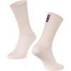 Ponožky FORCE LONGER SLIM, krémové L-XL/42-46