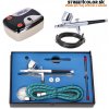 Airbrush set: Kompresor HS-08 a pištoľ BD-130K 0,2+0,3+0,5mm + hadica (Základná a ideálna sada pre modelárov s kompresorom HSENG HS08)