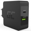 Green Cell Charger USB-C 45W PD with cable USB-C and extra USB port for Asus ZenBook, HP Spectre, HP Envy x2 and others CHAR10