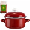 Green Home 90441 kastról smalt 4 L červený, pikantná zmes korenia 50 g Kotlíkový guláš