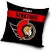 TipTrade Velurový Polštář NHL Color Ottawa Senators 40x40