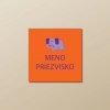 Nažehľovacie menovky na oblečenie (Kopírovat) - 3ks, Štvorec 2,3 × 2,3 cm, Slon, Oranžová