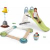 Set šmykľavka s dvojitou vlnou a dobrodružný chodník Toboggan Life Smoby dĺžka šmyku 200 cm s vodnou hrou Krtko a vedro set