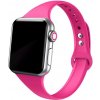 eses Slim silikónový remienok pre Apple Watch 38 mm/40 mm/41 mm/42 mm Farba: tmavo ružová
