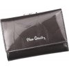 Pierre Cardin 02 LEAF 117 sivá dámska kožená peňaženka 12,5 x 8 cm