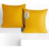 3kraft Súprava 2 ks obliečok na vankúš Softa žltá, veľkosť 50x70