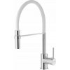 Invena Chameleon, stojanková drezová batéria, biela-chrómová, BZ-29-L02-C