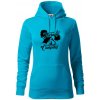I don't need therapy camping - Mikina dámská Cape s kapucí - 2XL ( Svetlý tyrkys )