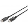 Digitus Pripojovací kábel DisplayPort 1.2, DP M/M, 2,0 m, so západkou, Ultra HD 4K, bl