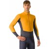 Castelli Perfetto Air Jacket, Vivid orange/ Dark gray Veľkosť: 3XL Pánska cyklistická bunda s dlhým rukávom