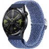BStrap Braid Nylon remienok na Samsung Galaxy Watch 3 45mm, blue white SSG035C0101