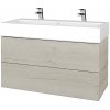 Dreja Umývadlová skrinka VARIANTE SZZ2 100 pre úmyvadlo Duravit Vero - D28 Alberta / D28 Alberta