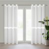 Takoy Záclona ROXANA z etamínu zdobená čipkou so strapcami 140 x 250 cm-HF-463652 | 140 x 250 cm