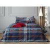 Mistral Home obliečky bavlnený satén Le King Blue - 140x200 / 70x90 cm