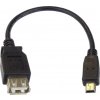 PremiumCord kur-16 USB, USB A/female - Mini 5pin USB/male, OTG, 20cm
