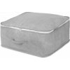 Compactor Textilný úložný box na odevy a prikrývky so zipsom Boston 46 × 46 × 20,5 cm