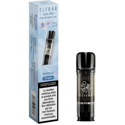 Elf Bar ELFA Pods cartridge 2Pack Blueberry objem: 2x2ml, nikotín/ml: 0mg