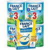 France Lait 3 so železom + DHA od 1 roka 4x400g + Pšeničná mliečna kaša sušienky 250g