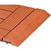 Přechodová lišta G21 třešeň pro WPC dlaždice, 30 x 7,5 cm rovná