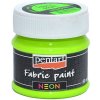 Farba na textil PENTART NEON 50ml - neónová zelená
