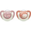 NUK First Choice Night 0-6m cumlík Bunny/Sheep 2 cm
