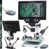DIGITÁLNY MIKROSKOP PRE ELEKTRONIKU 1200X LCD HD 12MP 10X LED DIAĽKOVÝ OVLÁDAČ TECHREBAL
