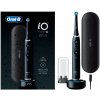 Oral-B iO 10 čierna elektrická zubná kefka s technológiou Braun