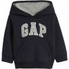 GAP Chlapčenská mikina PULLOVER LOGO tmavo modrásivá