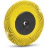 3M TA-80 150 mm Bristle Scotch-Brite Brúsna kefa Žltý 27606