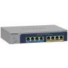 NETGEAR MS108EUP Neriadený L2/L3 2.5G Ethernet (100/1000/2500) Podpora PoE Šedá