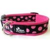 DINOFASHION softshellový golier Dot pink 55/3cm