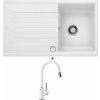 Blanco ZIA 45 SL biela + excentrické ovládanie + Blanco MIDA-S biela 521457