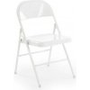 Halmar Skladacia stolička Acton, biela