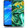 Picasee silikónový prehľadný obal pre Huawei Y7 2019 - Green Gold