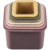 ZOPA Silikónové stohovacie poháre, Multicolor