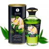 Organický jedlý rozohrevujúci olej na intímne partie s príchuťou zelenej čaju Shunga Aphrodisiac Warming Oil Exotic Green Tea 100ml