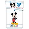 Jerry Fabrics Detské bavlnené obliečky do postieľky Mickey Colors baby, 100 x 135 cm, 40 x 60 cm