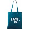 Karate bojovník - Taška bavlnená - 42 x 38 cm ( Petrolejová )
